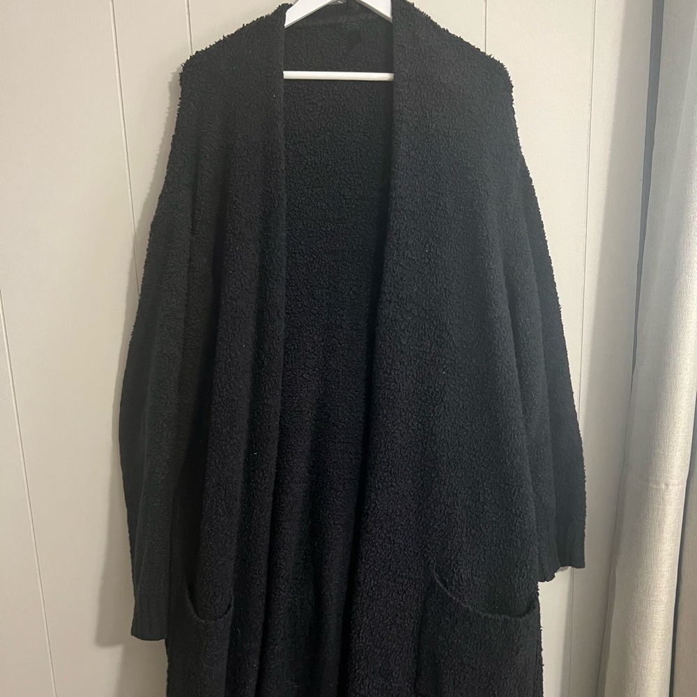 SKIMS long robe in onyx